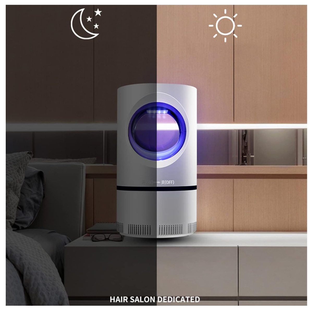 Miniatura 5 de Lampara Mata zancudos usb luz UV